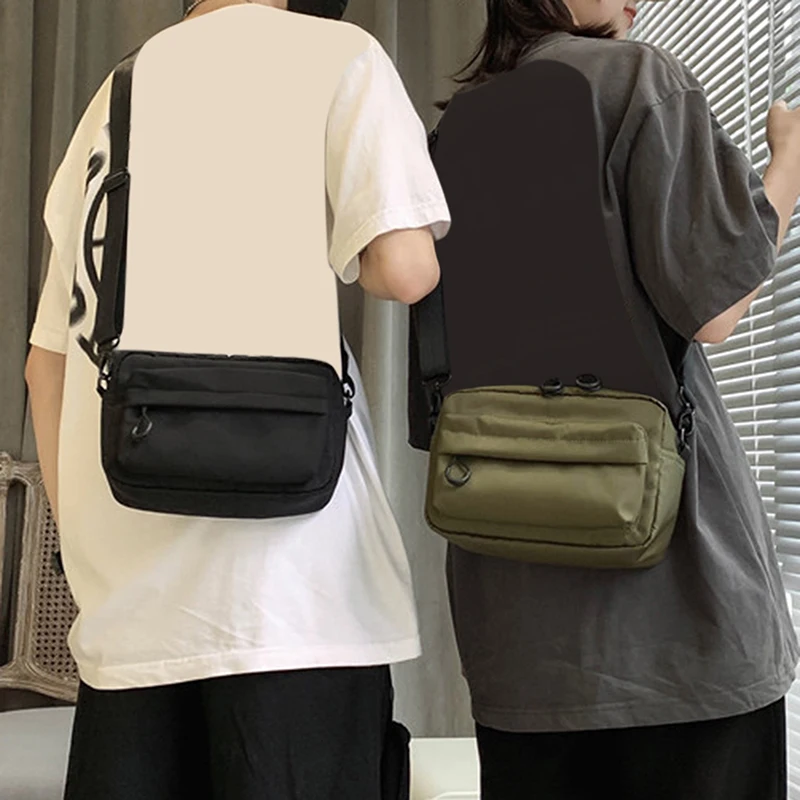

Холщовая сумка-мессенджер для мужчин и женщин, индивидуальный рюкзак в японском стиле, нагрудная сумка на плечо для студентов и женщин, кросс-боди, 2022