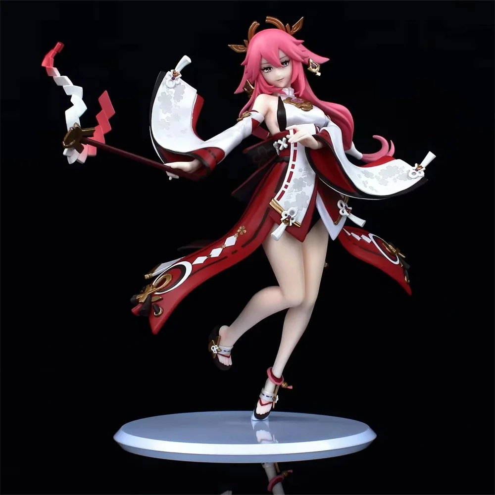 

Anime Yae Miko PVC Action Figure Collectible Model Doll Toy 25cm