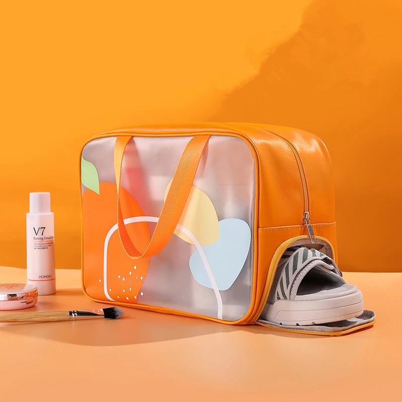 

Cosmetic Bag New Dry And Wet Separation Swimming Bag Scrub Waterproof Fitness Storage Bag Travel Portable Large Capacity Bags