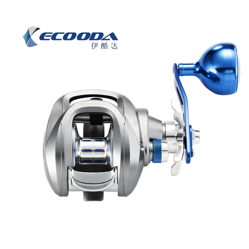 

ECOODA FENI X 100 BaitCasting Reel 6KG Drag Power Light Jigging Reel 9+1 Ball Bearings Boat Fishing Reel