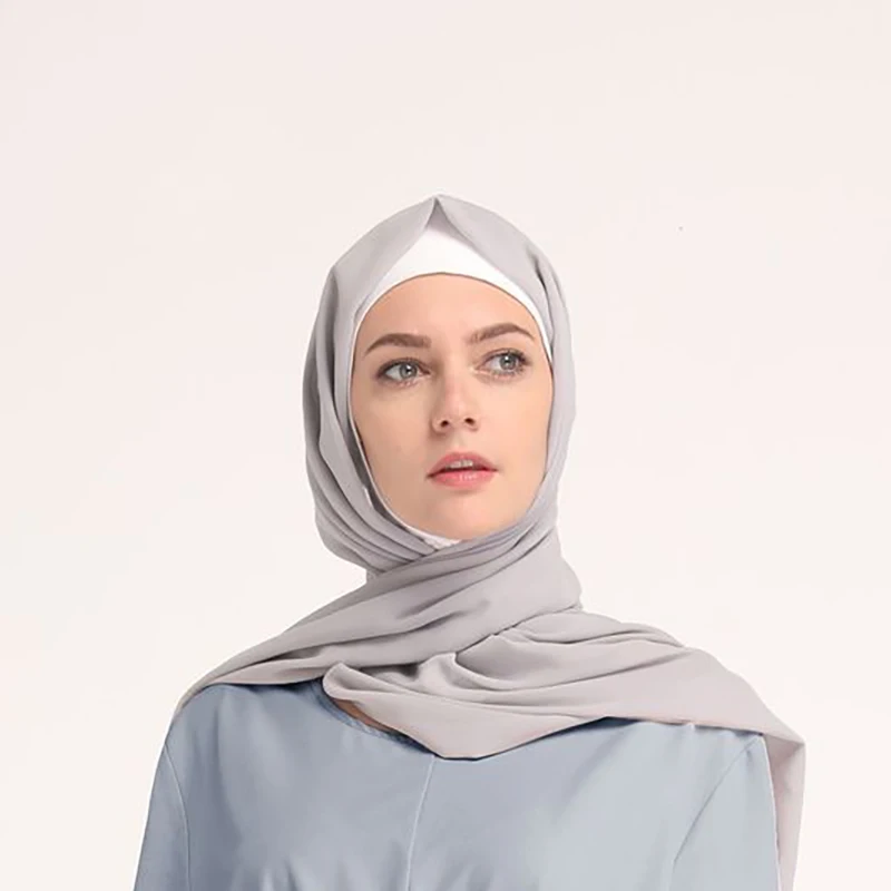 

39 Colors Chiffon Hijab Scarf Muslim Headscarf Solid Pearl Malay Indonesian Scarf Middle East Headscarf Islam Womens Turban