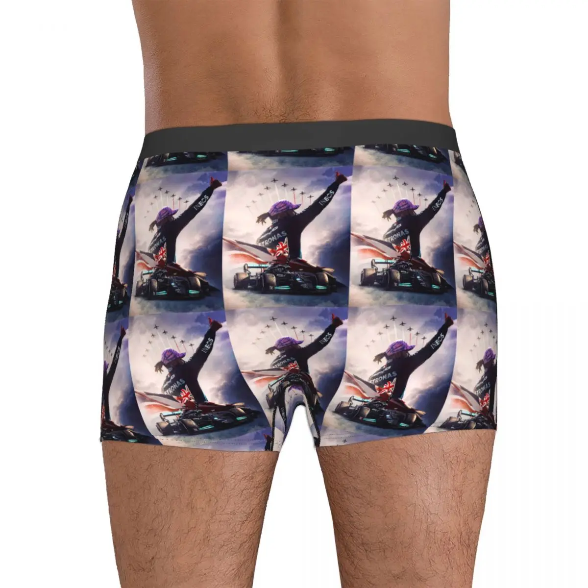 Трусы-боксеры шорты Glory_Lewis Hamilton_Art-F1 2024 мужские трусы удобное нижнее белье для