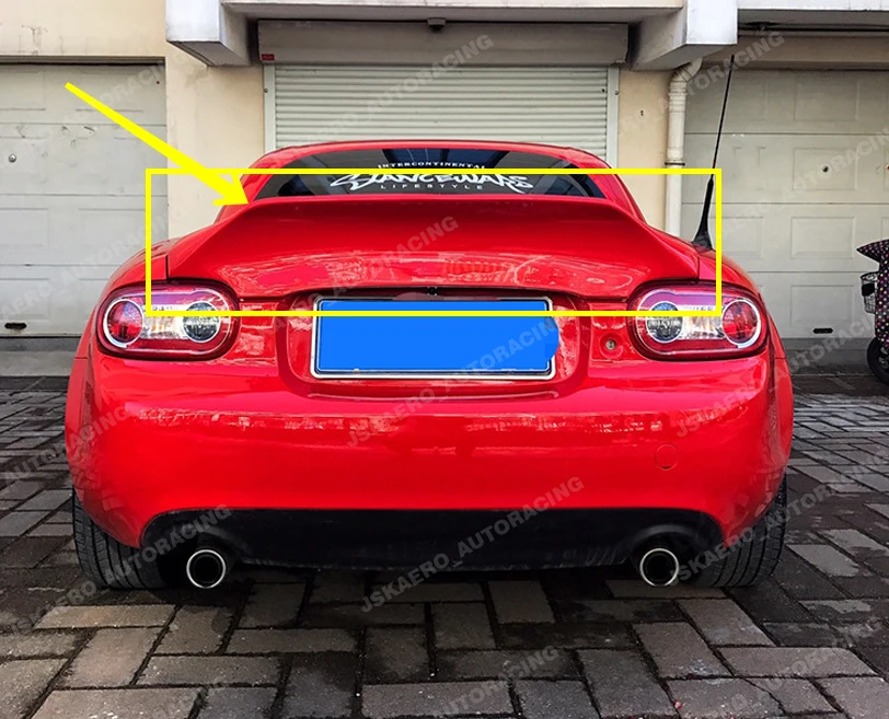 Фото Комплекты обвесов для Mazda MX5 Hard Top NC NCEC Miata: задний спойлер/антикрыло из FRP, неокрашенный №2