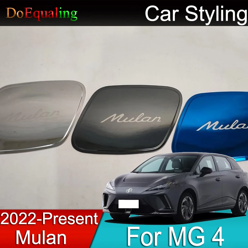 

For MG4 Mulan 2023 MG 4 Car Fuel Tank Cap Electric Tank Cover Exterior Modification Body Trim Interior Accessories 2022 2023