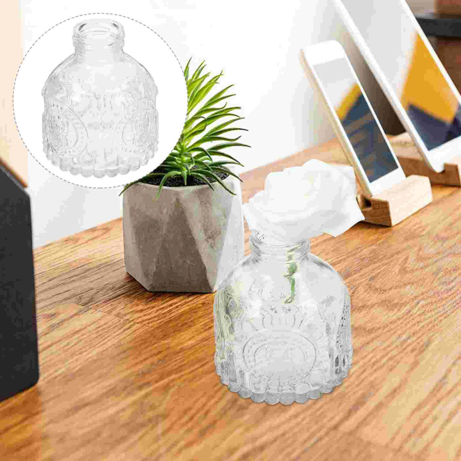

6 Pcs Glass Hydroponic Flower Bottle Office Decor Household Vase Desktop Planters Vases