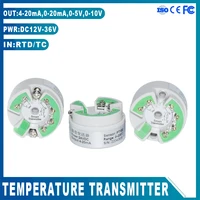 intelligent isolation temperature transmitter pt100 sensor module 4 20ma output usb programmable rtd tc signal transmission