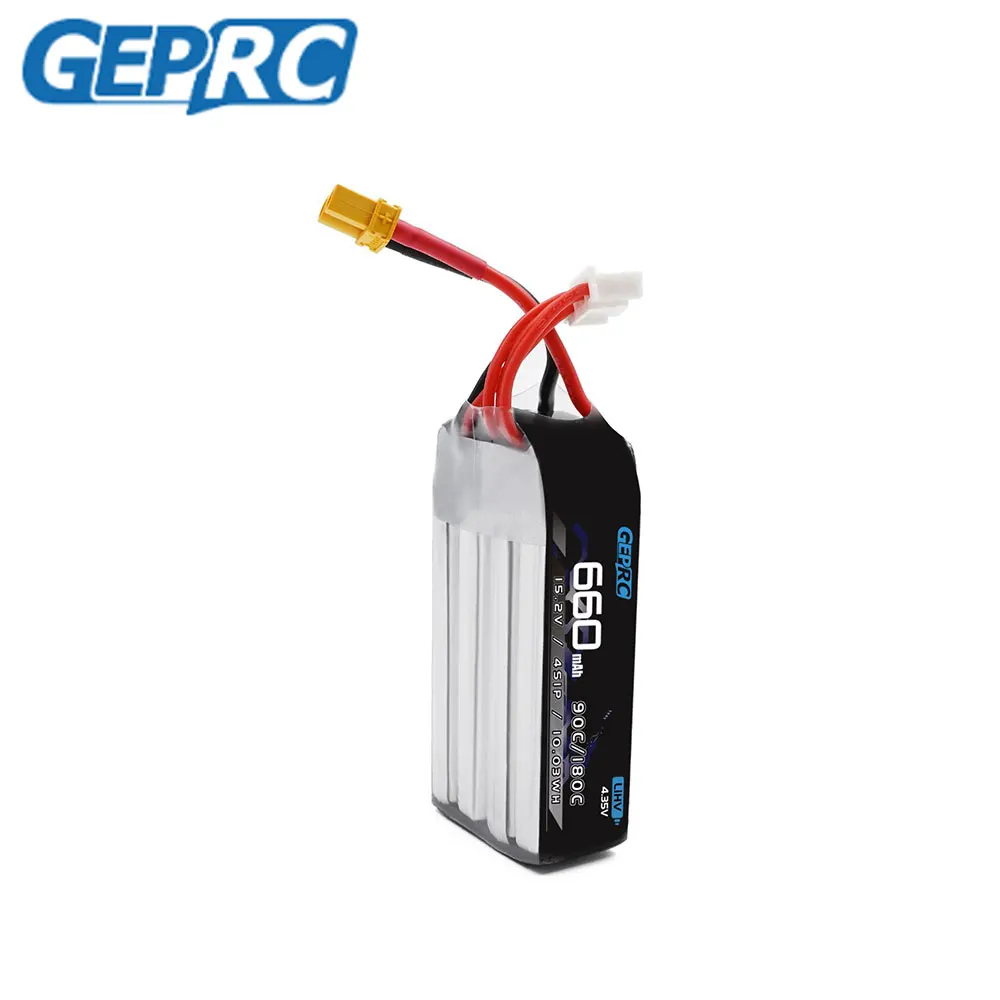 

GEPRC 4S 660mAh 90/180C HV 3.8V/4.35V LiPo Battery Suitable For Cinelog Series For RC FPV Quadcopter Drone Accessories Parts