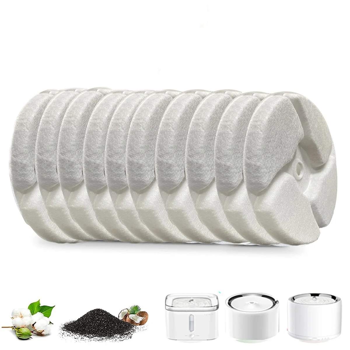 10 шт. фильтр для фонтана фонтанов домашних животных Eversweet 2S/3/3 Pro Solo/Solo SE сменные