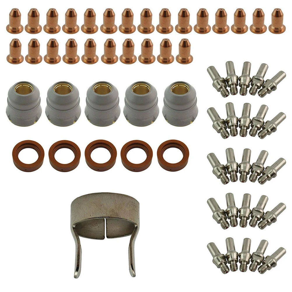 

MEGA UNIMIG VIPER CUT30 PC210 Plasma Cutter SC30 / LC25 Torch Consumable Kit WGSC2504 Electrode WGSC2530 Retaining Cap Set
