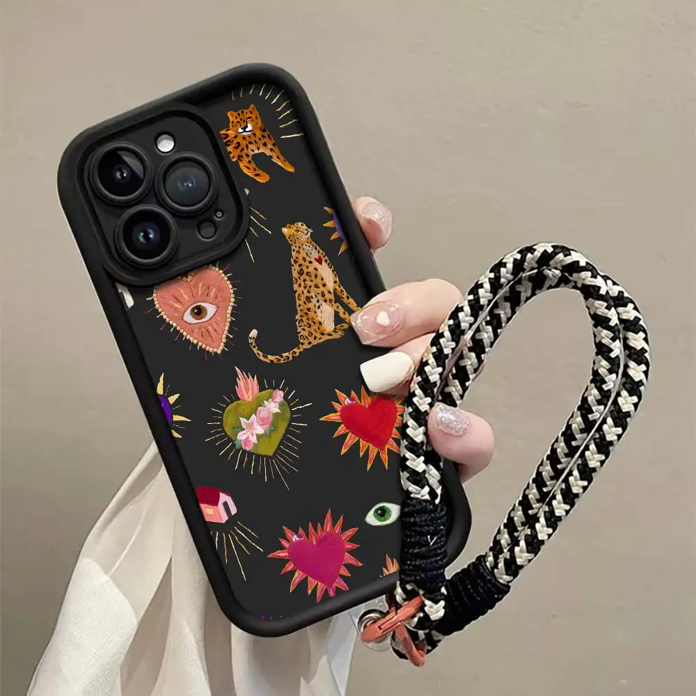Фото Винтажный чехол для телефона с экзотическим принтом для Samsung Galaxy Note 20 S21 S25 Plus S24 FE S23 Ultra S22 A57 A56 A55 A54 A53 A36, мягкий чехол №2