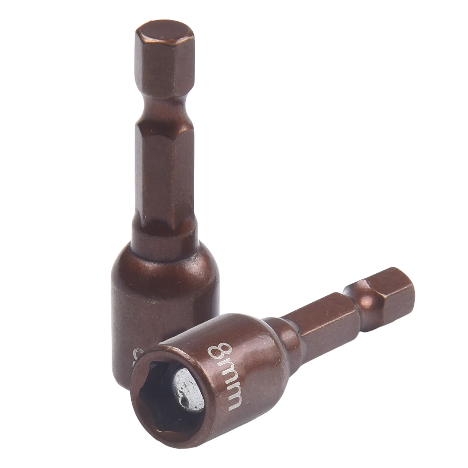 10 шт. 8 мм магнитная гайка отвертка торцевая насадка 1/4 дюйма шестигранный