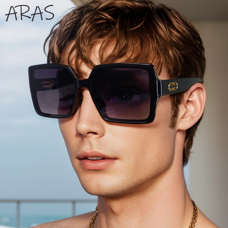 Большие квадратные классические солнцезащитные очки для женщин в большой оправе