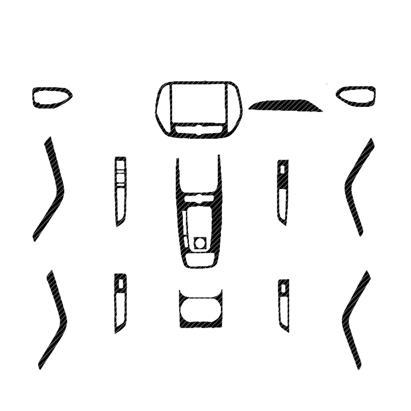 

Углеродное волокно для Chery Jetour X70 защитная пленка на автомобиль внутренняя наклейка, центральная консоль, шестеренка, навигационная дверь, п...