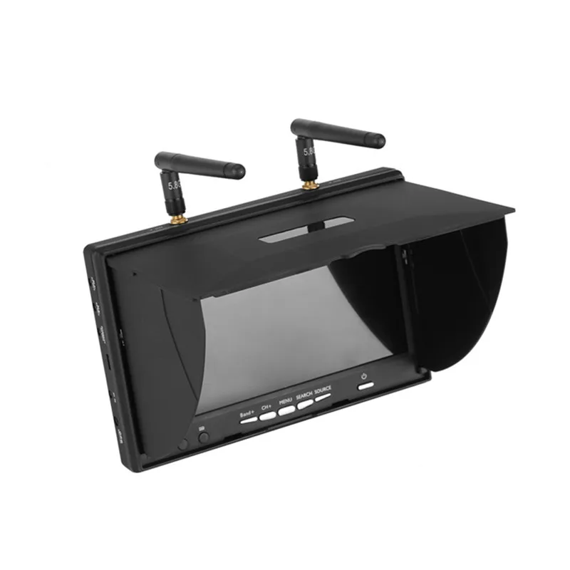 

LST LCD5802D 5802 5,8G 40CH 7 дюймов Raceband FPV монитор/видео экран 800x480 Встроенный видеорегистратор/Аккумулятор для мультикоптных гоночных дронов