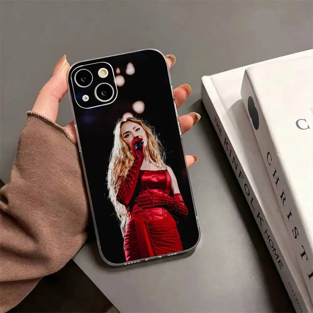 Фото Российская поп-певица А-Анна Асти. Прозрачный мягкий чехол из ТПУ для iPhone 17 16 15 14 13 12 11 X XR XS Pro Max Mini. №3