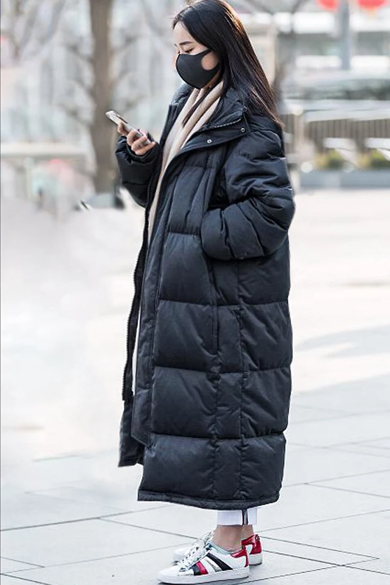 Hooded Coat for Women Autumn Warm Thick Long Puffer Winter 2022 Ladies Down Jackets Couple Models for Men and Women Parka Quilte
