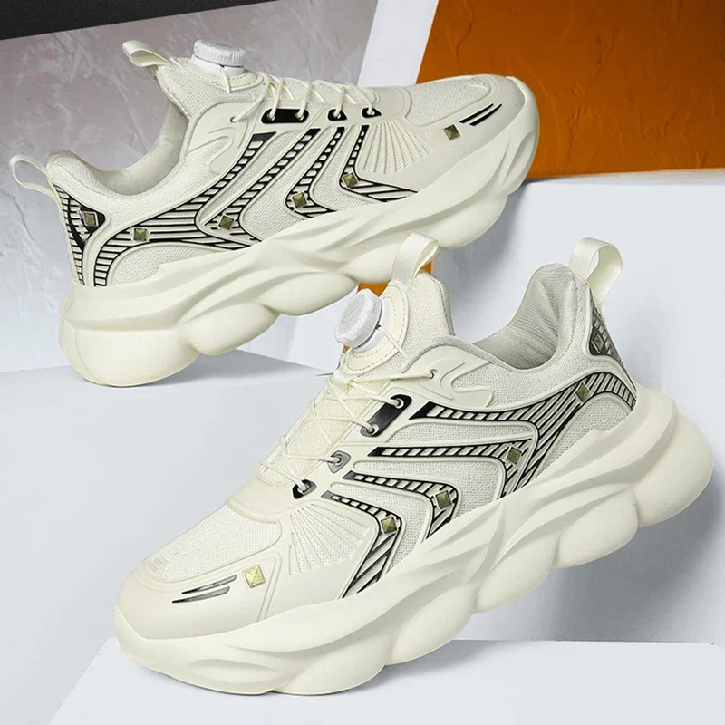 y sportowe 2024 nowe buty na cztery pory roku swobodny wszechstronny trend w modzie z grubą podeszwą dla mężczyzn i kobiet do biegania par