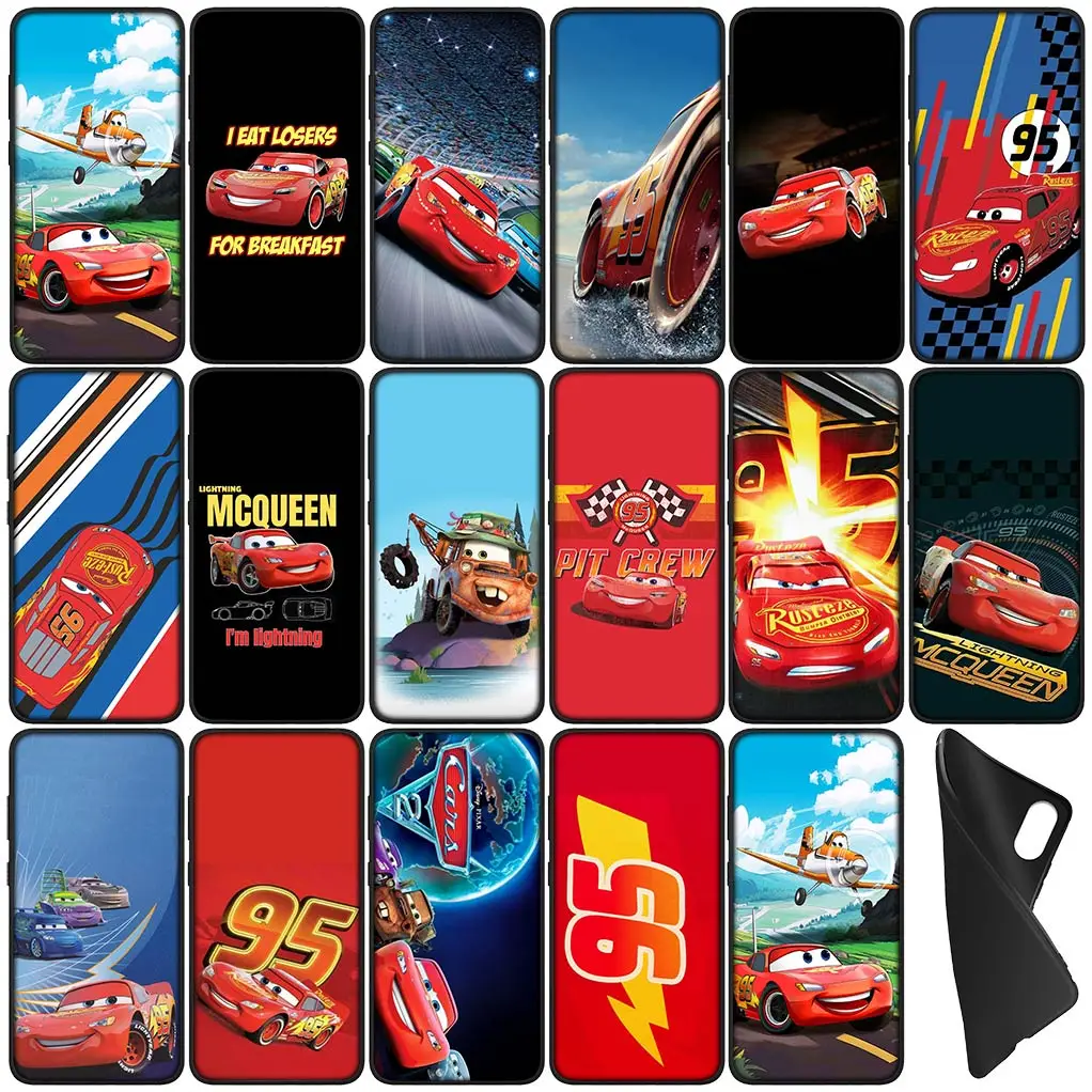 Чехол для телефона с мультяшными автомобилями Lightning McQueen 95 Xiaomi Redmi Note 9 8 11 Pro 4G 5G 9S 11S