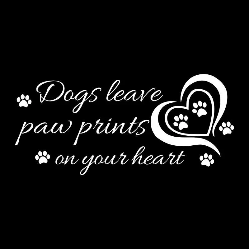 Светоотражающие Виниловые Наклейки В Форме Собачьей Лапы 13 4x6 2 См Сердца Для