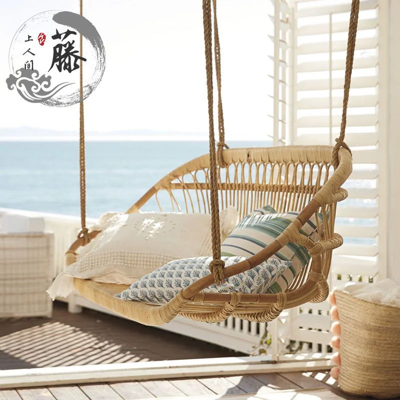 Sitting Lying Dual-use  Hanging Garden Rattan Chair Patio Furniture