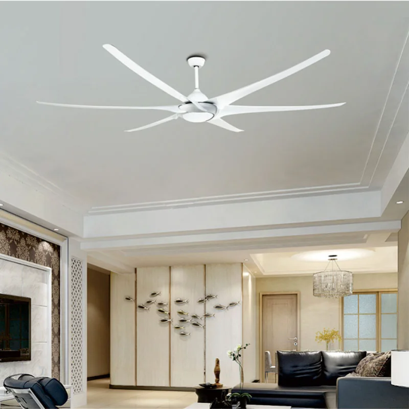 

Led Ceiling Fan Pendant Lamp Light Art Chandelier 100 inch American luxury industrial wind Hotel lobby club Ventilador De Techo