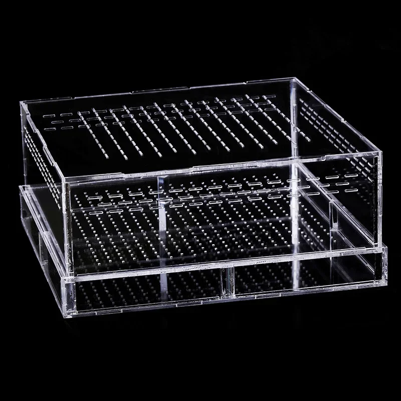 Акриловая прозрачная коробка для разведения рептилий паук ящерица амфибия чехол