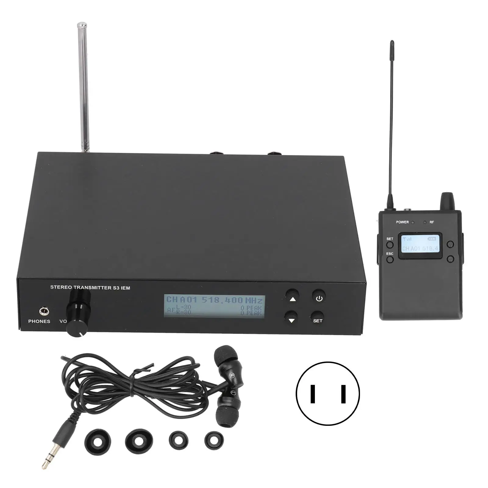 Для Anleon S3 UHF Беспроводная система ушного монитора - стереонаушники-вкладыши для