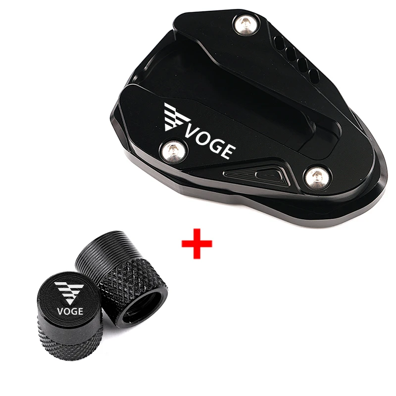 Для LONCIN VOGE 500AC 500 525 AC 525R RR600S 525RR Боковая подставка для мотоцикла, увеличенная пластина, подставка и колпачки для клапанов шин, аксессуары (art.: 3920ccb2d575f) - 3920ccb2d575f