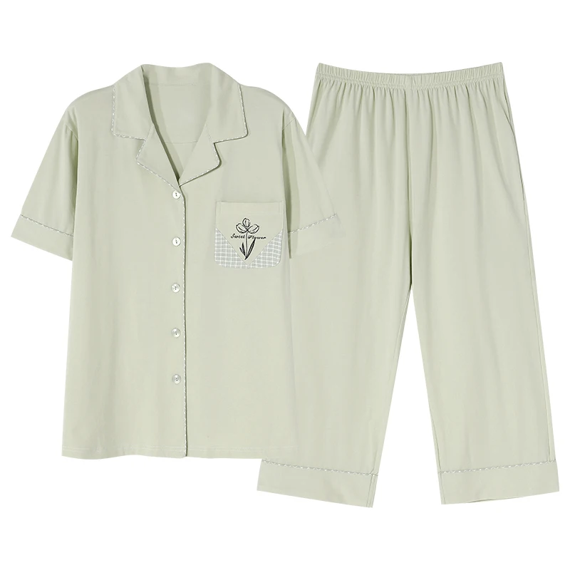 Женская летняя пижама MEIJIAXIN из хлопка