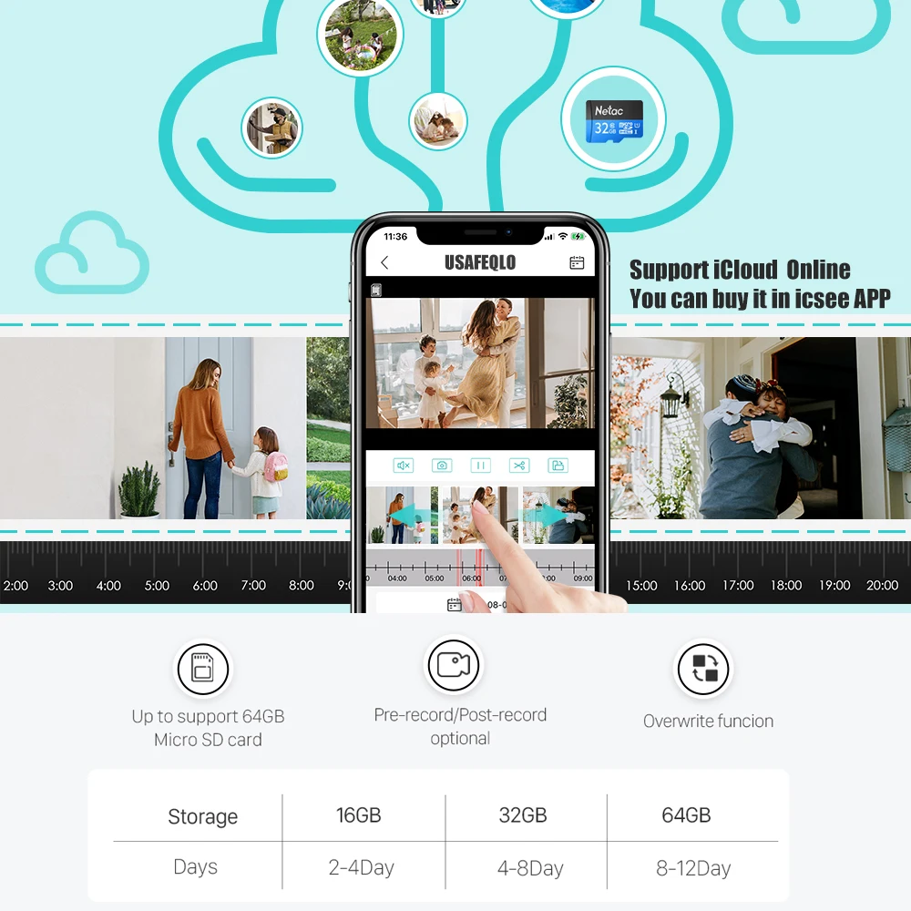 IP-камера наружная беспроводная 4K 8 Мп Wi-Fi PTZ | Безопасность и защита