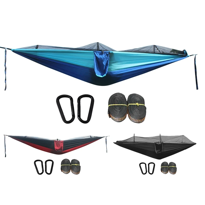 

LBER Camping Hammock Portable Hammocks Folding Hammock With Mosquito Net For Hiking Camping Backpacking Travel
