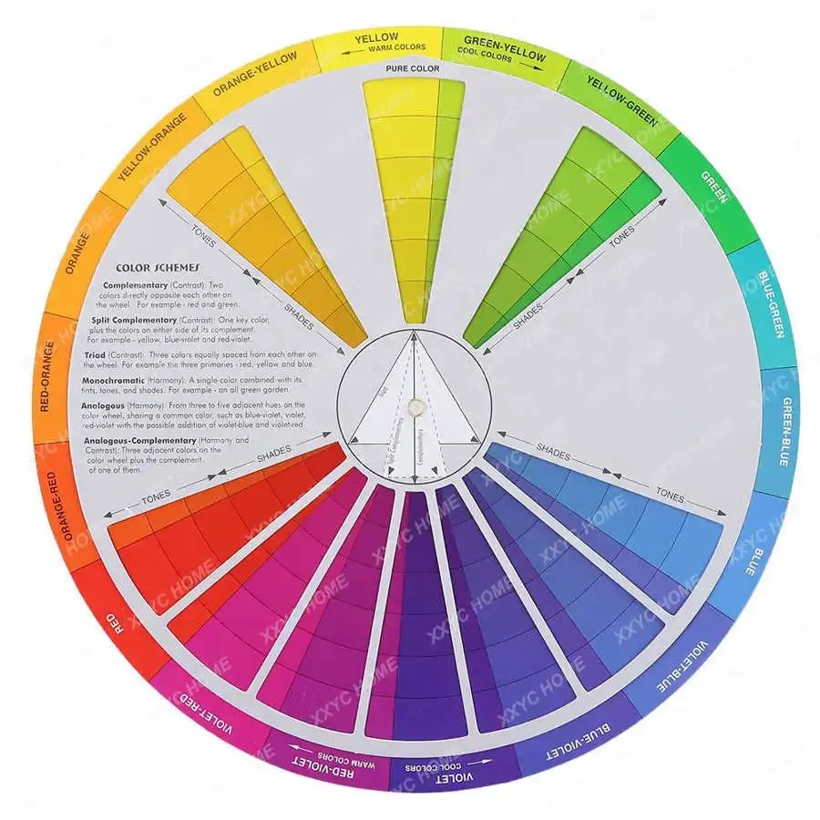 1/2/3 шт. цветное колесо для татуировки доска смешивания цветов круглые цвета