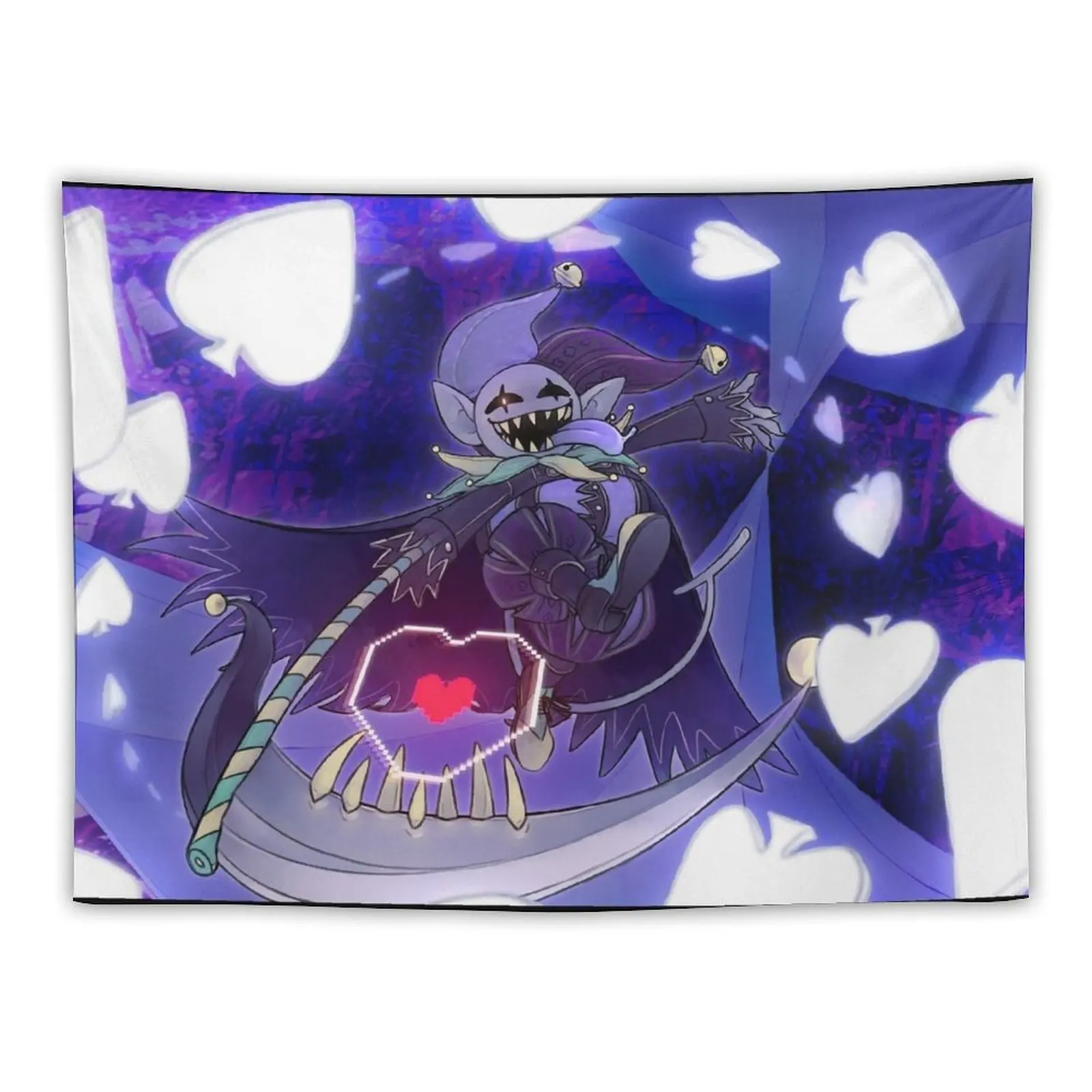 Deltarune - Jevil гобелен для спальни настенный