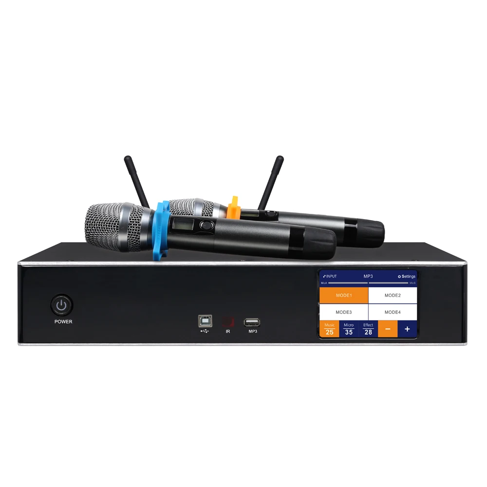 Фото Профессиональный стерео мини-усилитель для караоке Berase Top Quality Audio Power 3 в 1 для домашних вечеринок №2