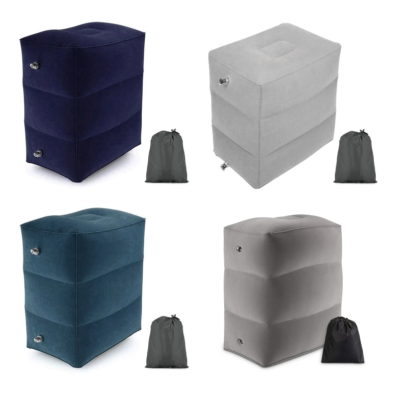 Надувная подушка для ног путешествий детей и взрослых регулируемая по высоте