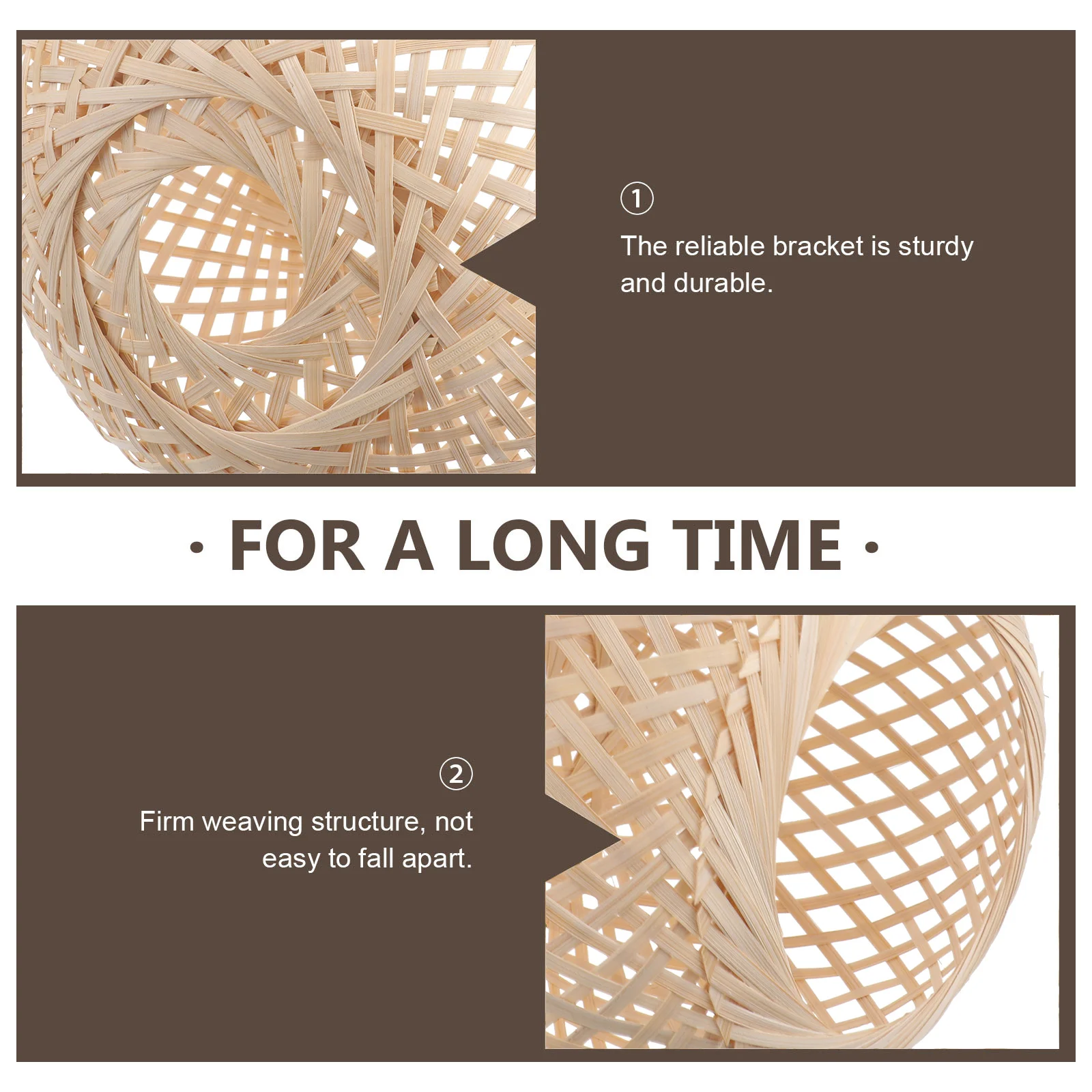 

Lamp Light Shade Pendant Rattan Hanging Fixture Cover Wicker Lights Ceiling Basket Woven Kitchen Floor Lighting Island