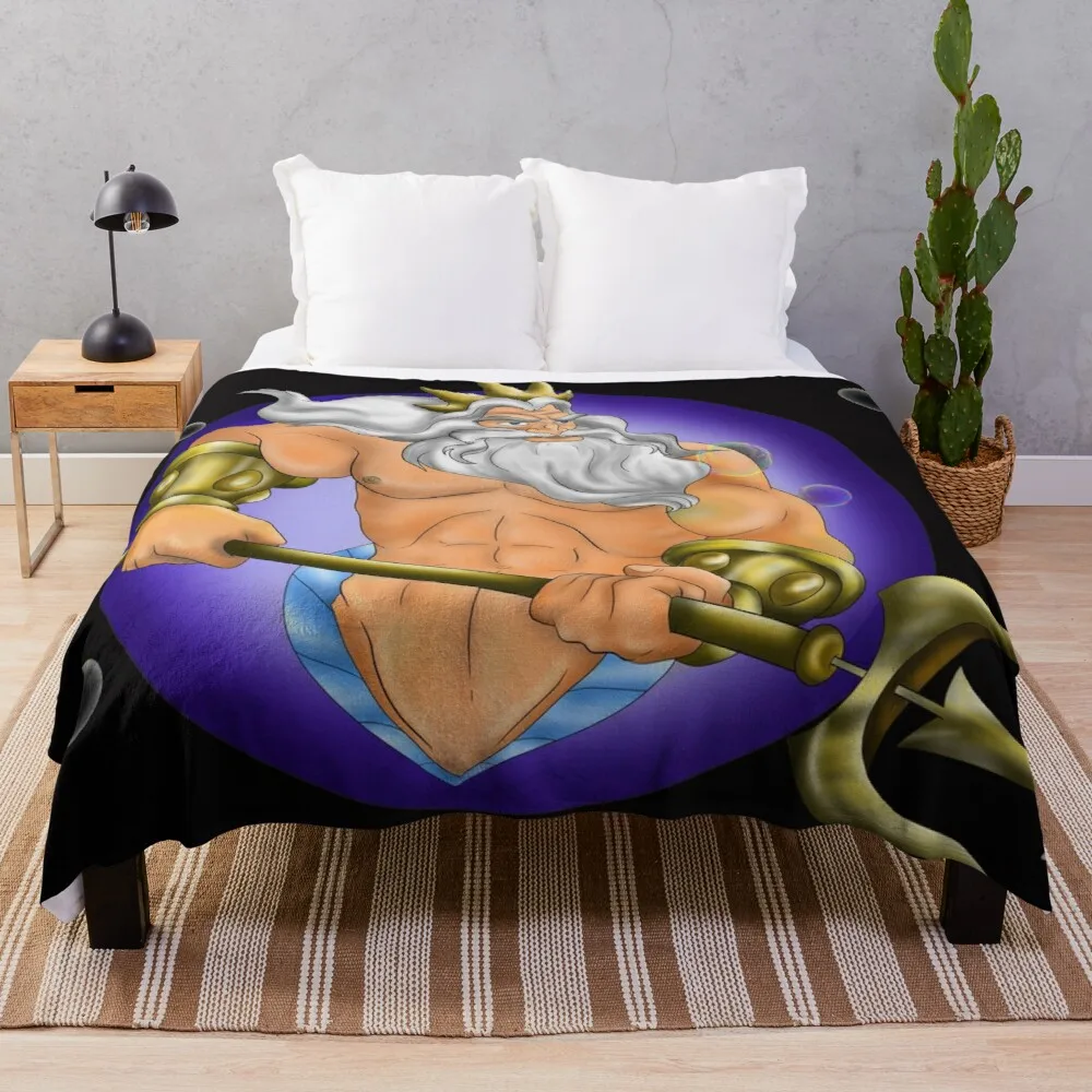 

King Triton плед одеяло для путешествий Роскошное Одеяло Диван Одеяло s