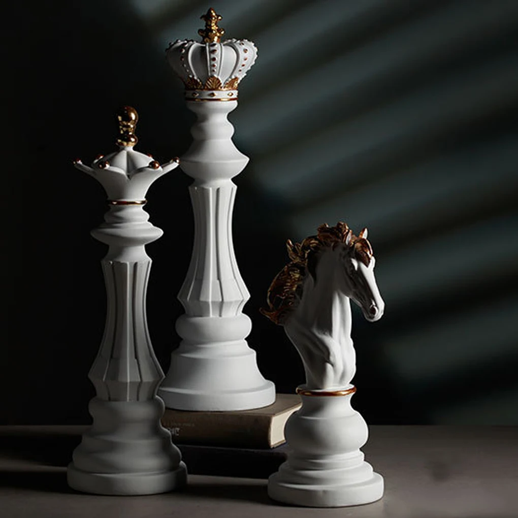 

Chess Resin Sturdy Waterproof Solid Colors Black International Checkers Sturdy Coldprood Heat Resistant Games Accessory