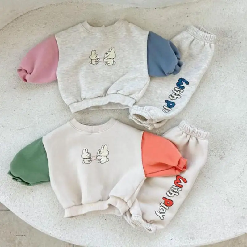 

Костюм детский демисезонный из свитшота с длинным рукавом и спортивных брюк