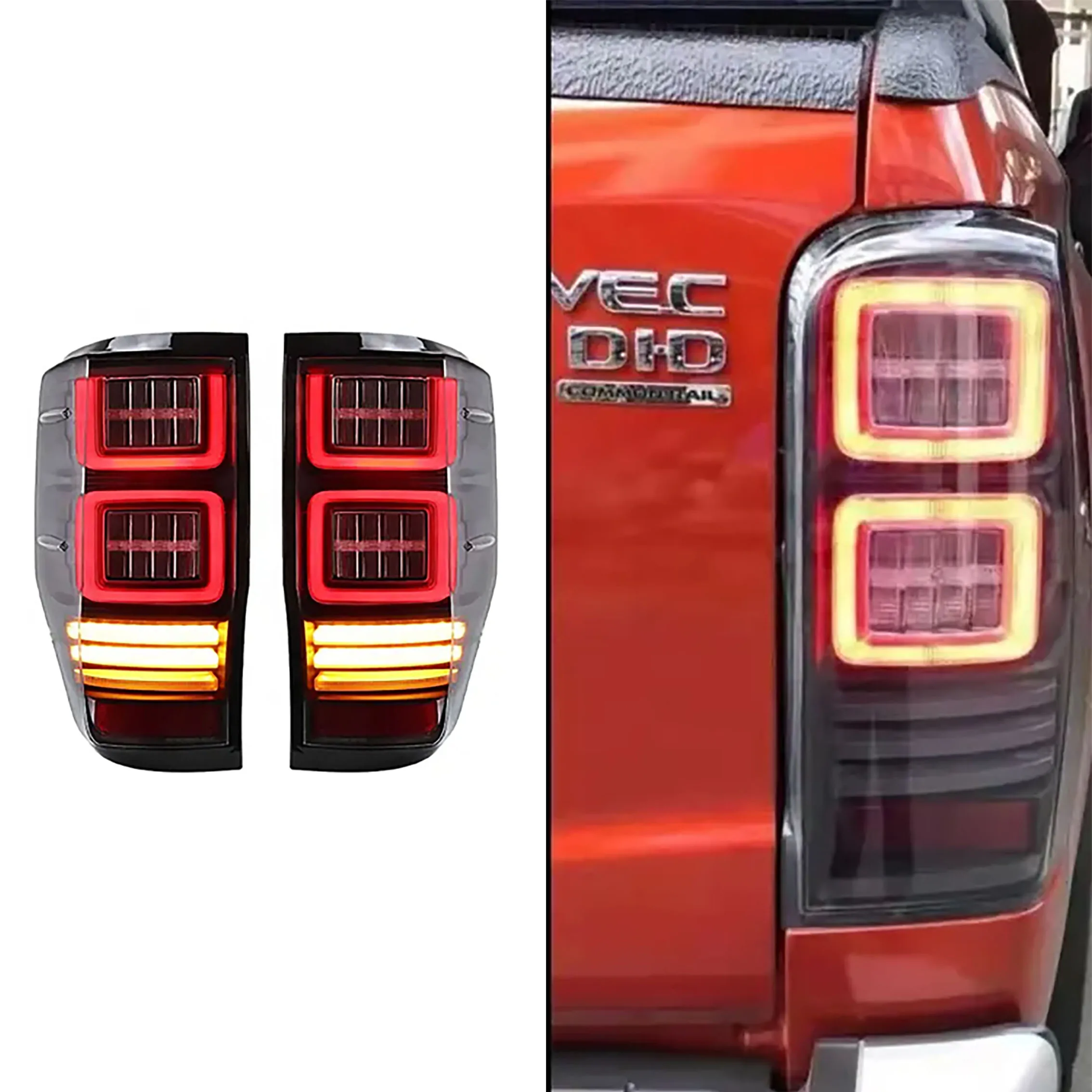 

Задний фонарь из АБС-пластика, светодиодный фонарь для Mitsubishi Triton 2019 2020 2021, автомобильные аксессуары, Светодиодные поворотники