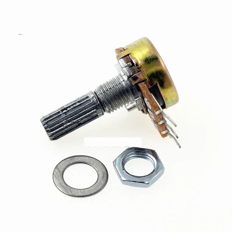 5pcs WH148 B1K B2K B5K B10K B20K B50K B100K B250K B500K B1M 3pin/6pp 15mm/20mmmm 1K 2K 5K 10K 20K 50K 100K 250K 500K 1M