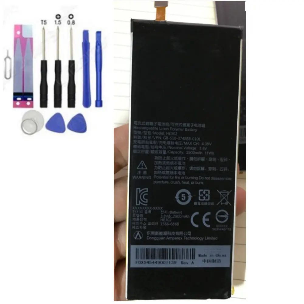 Аккумулятор 2900mAh 11Wh 3,8 V для InFocus HE302 he302, батарея для сотового телефона + Инструменты