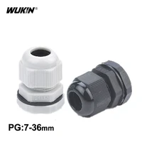 1 10pcs waterproof cable gland nylon cable entry ip68 pg7911pg13 5161921252936 white black plastic cables connector