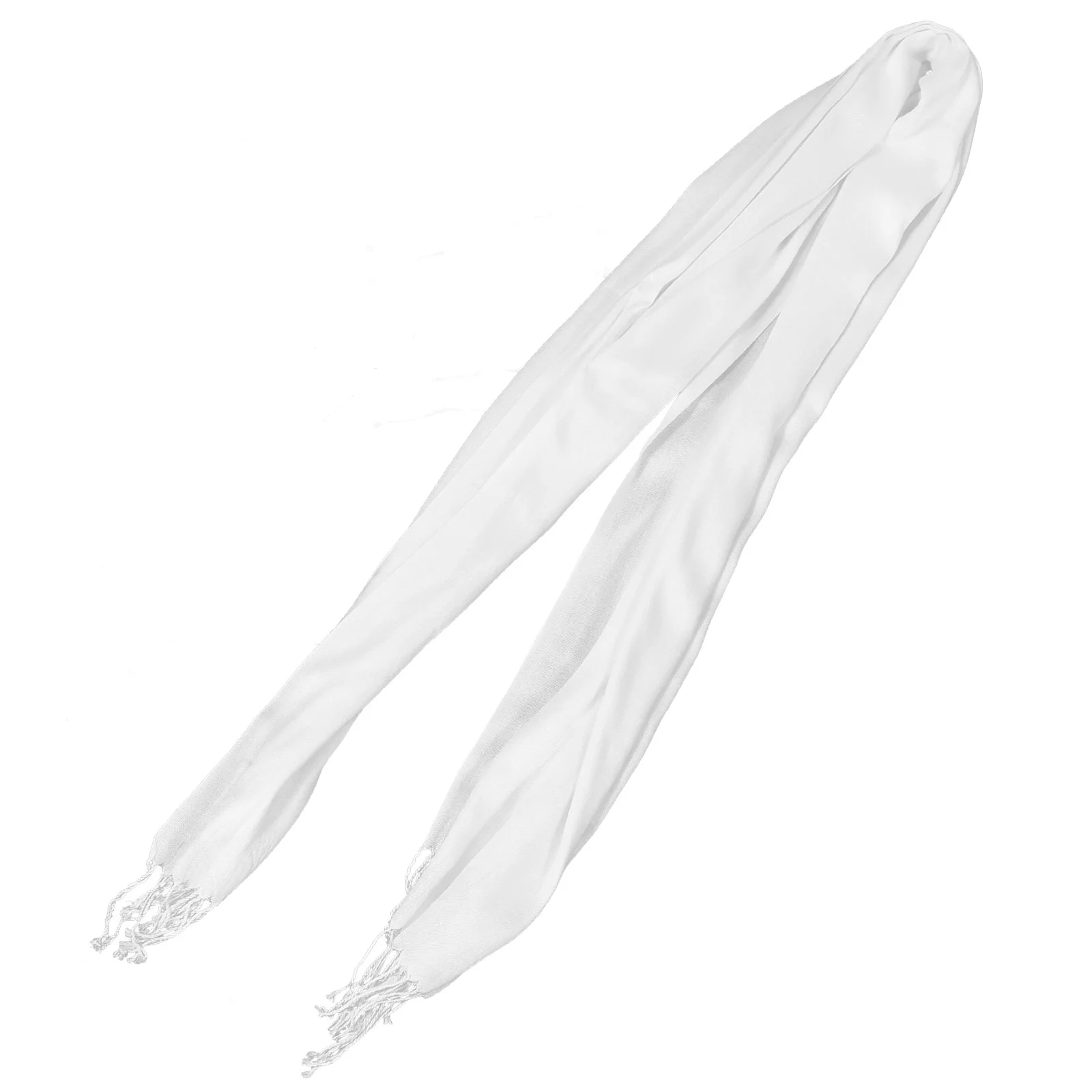 Чистый белый шарф для рисования ручная работа детский аксессуар сделай сам