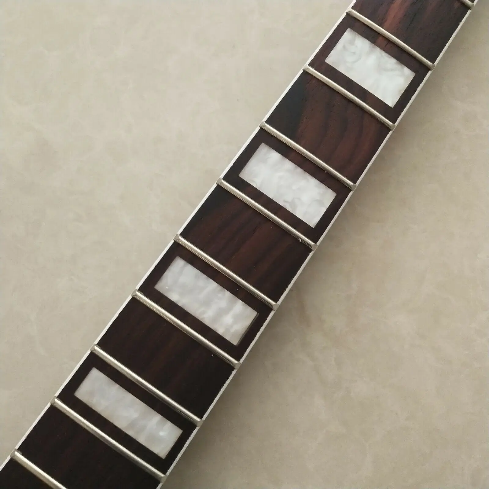 Maple Black Electric Guitar Neck 22 Fret 25.5in Rosewood Fingerboard inlay parts enlarge