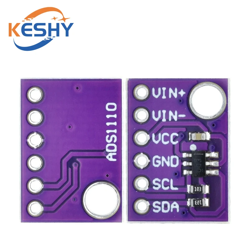16-битный аналоговый/цифровой преобразователь AD ADS1110 обнаружение температуры