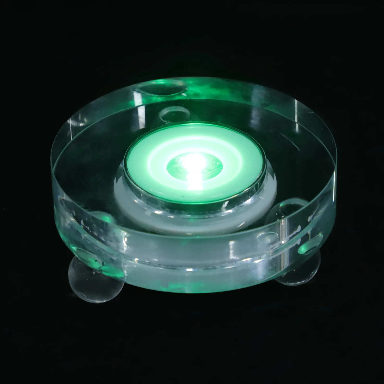 

Glowing Light Base Crystal LED Lighting Base Lighting Lamp Stand Small LED Base