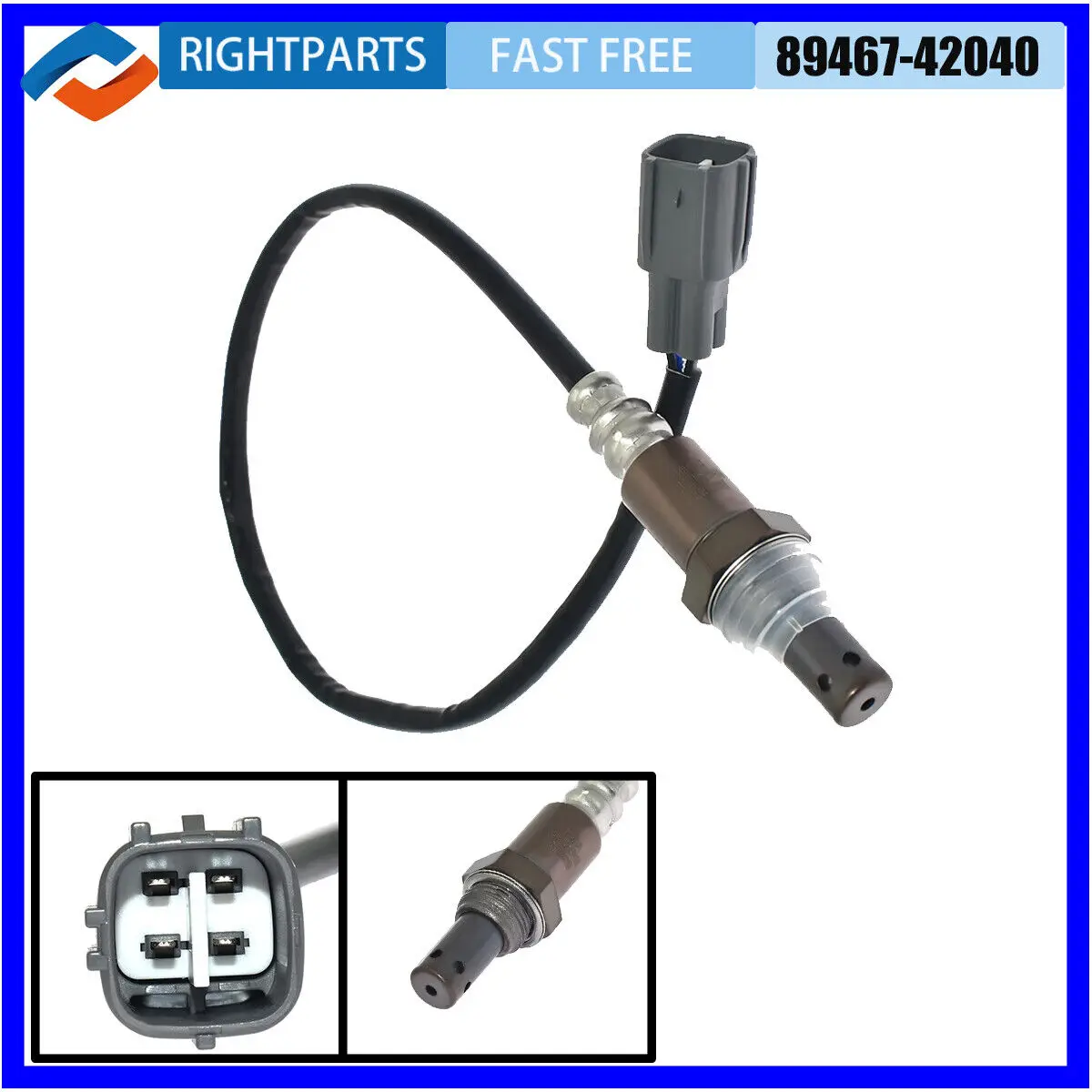 

RIGHTPARTS коэффициент воздушного топлива 89467-42040 8946742040, передний кислородный датчик Lambda O2, подходит для Toyota RAV4 2000-2005
