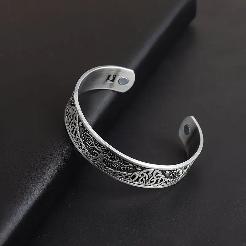 Браслет Регулируемый мужской с деревом жизни винтажная Скандинавская Легенда о