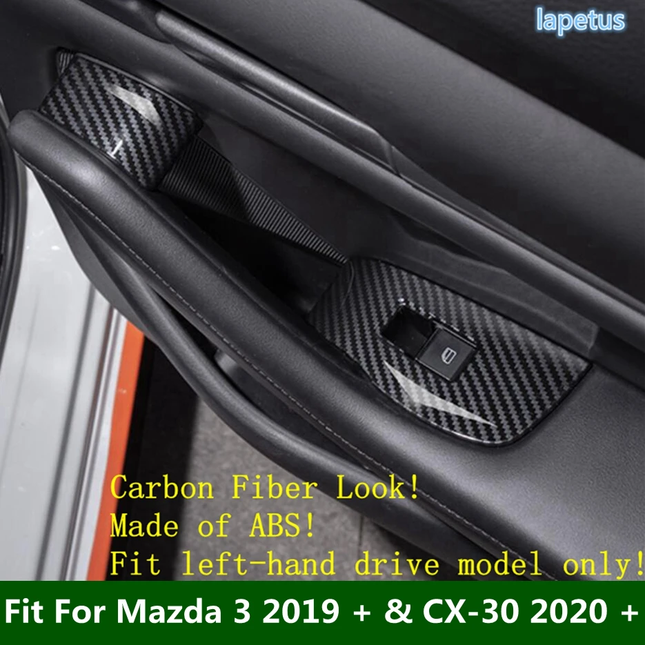 

Lapetus Inner Door Window Lift Buttons Switch Cover Panel Trim Decoration Accessories Fit For Mazda 3 2019 + & CX-30 2020 - 2022